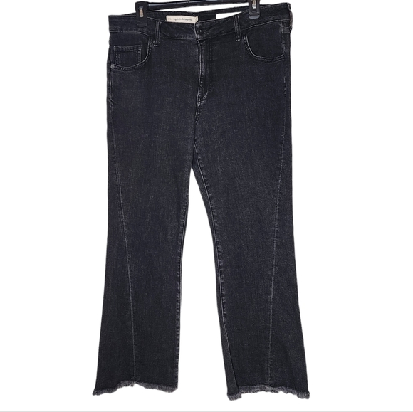 Anthropologie Pilcro and the Letterpress black highrise flare jeans.  Size 31. - Picture 1 of 16